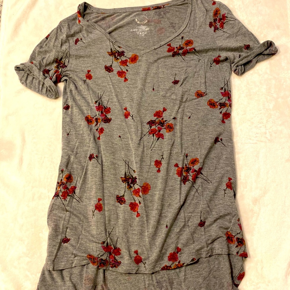 Soft floral blouse